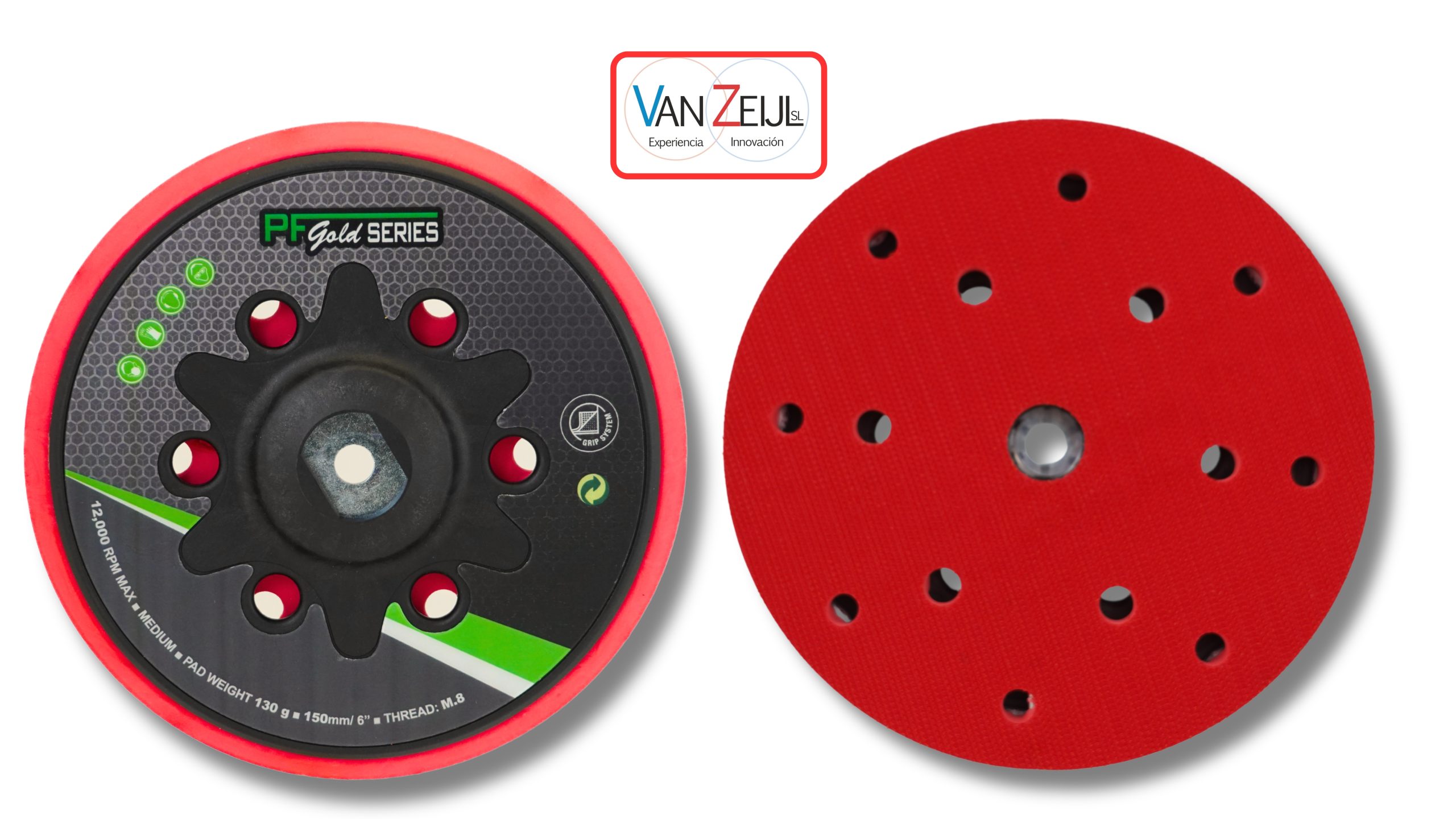 Plato M.8 - 15 agujeros para lijadora Festo 150mm.