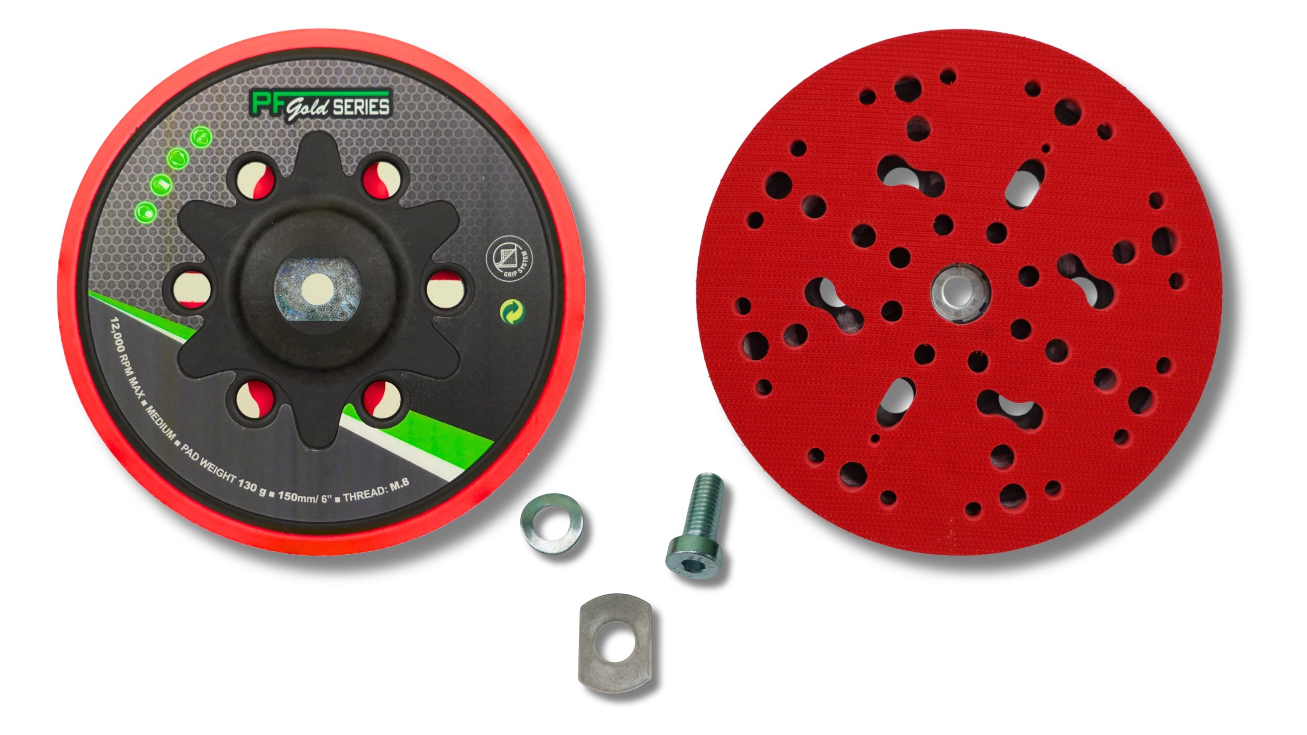 Plato M.8 - 48 agujeros para lijadora Festo 150mm. - Imagen 2