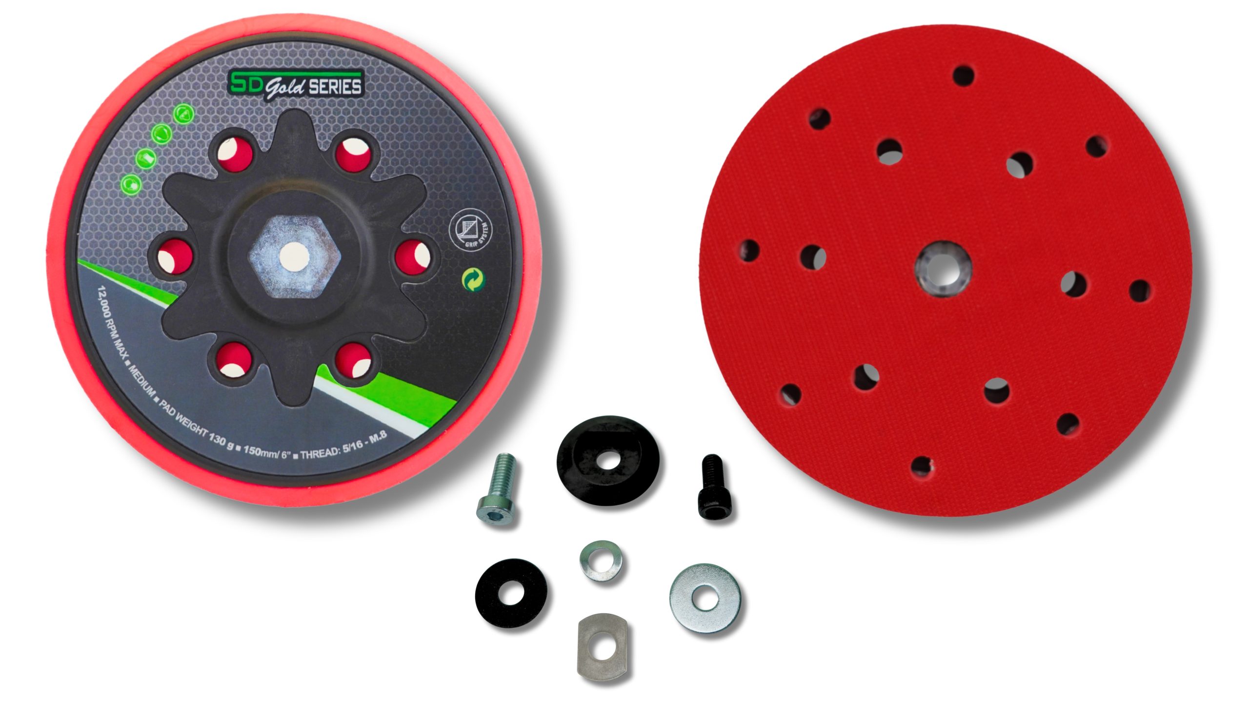 Plato convertible 15 agujeros para lijadora 150mm. - Imagen 2